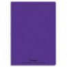 CONQUERANT C9 Cahier piqûre 17x22cm 96 pages 90g grands carreaux Seyès. Couverture polypropylène Violet