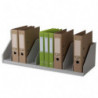 PAPERFLOW Trieurs 13 cases fixes pour classeurs à levier standard - Dimensions L111,5 x H21 x P29 cm Gris