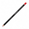 STAEDTLER Boîte de 12 crayons marqueur à sec permanent, toutes surfaces, coloris Rouge GLASOCHROM