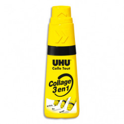UHU Tube de colle twist and glue avec solvant, flacon de 35 ml