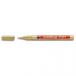 EDDING Marqueur peinture encre permanente or pour toutes surfaces pointe fine