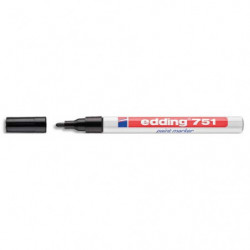 EDDING Marqueur peinture encre permanente Noire pour toutes surfaces pointe fine