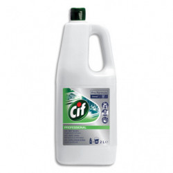 CIF PROFESSIONAL Bidon 2L Gel Nettoyant javellisé pour taches difficiles sols et surfaces Pro Formula