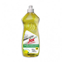 JEX PROFESSIONNEL Flacon d'1 Litre de Liquide vaisselle doux pour les mains parfum citron