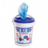 JELT Seau de 72 lingettes professionnelles nettoyantes SCRUBS pour les mains