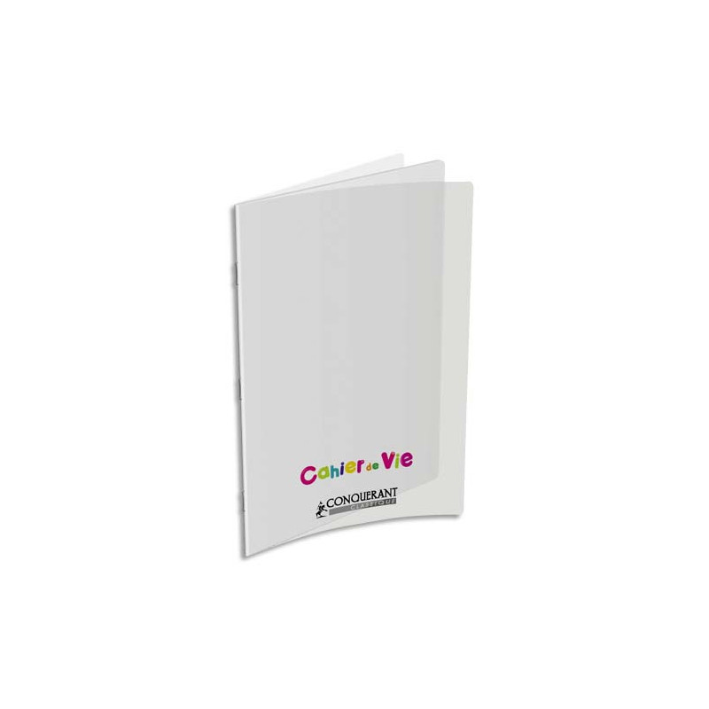 OXFORD Cahier de vie C9 24 x 32, 96 pages, 90g, ligné 8mm + uni, couverture polypro incolore