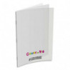 OXFORD Cahier de vie C9 24 x 32, 96 pages, 90g, ligné 8mm + uni, couverture polypro incolore