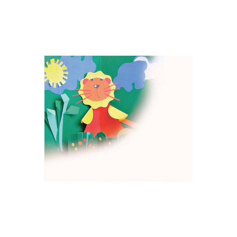 CLAIREFONTAINE Paquet de 25 feuilles Cartoline 130g couleurs assorties 50x65 cm