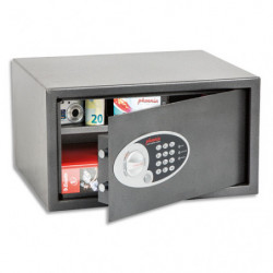 PHOENIX Coffre fort VELA électronique 34L 250x450x365mm. Eclairage intérieur. Ouverture d'urgence à clef