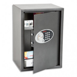 PHOENIX Coffre fort VELA électronique 51L 500x350x310mm. Eclairage intérieur. Ouverture d'urgence à clef