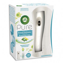 AIR WICK Diffuseur pure rafraichissant livré avec recharge de parfum Fleur de citronnier