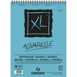 CANSON Bloc de 30 feuilles de papier dessin XL AQUARELLE 300g grand format A4