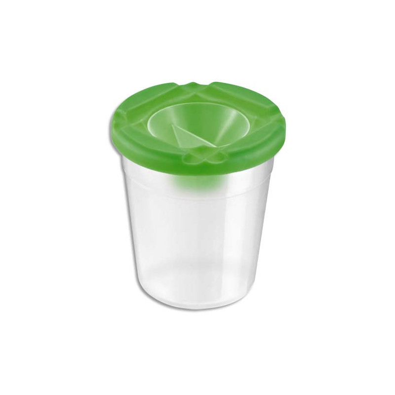 WONDAY Pot anti-verse en plastique transparent avec bouchon de fermeture