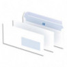 OXFORD Boîte de 500 enveloppes Blanches auto-adhésives 90g format DL 110x220 mm avec fenêtre 35x100 mm