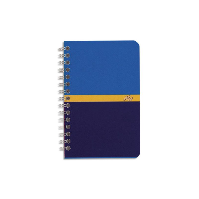 CONQUERANT C7 Carnet reliure spirale 9x14cm 100 pages 70g petits carreaux 5x5