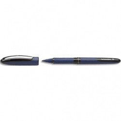 SCHNEIDER Stylo Roller à encre Noir avec pointe Ultra Smooth 0,6mm. Cap-off. Grip ergonomique caoutchouté