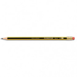 STAEDTLER Crayon graphite Gomme HB Noris 122