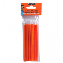 CLEOPATRE Sachet de 10 pinceaux à colle manche plastique