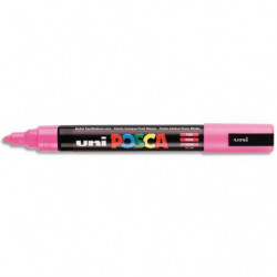 UNI POSCA Marqueur peinture encre Rose à pigmentation et base eau pointe moyenne ogive