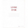 ELVE Livre d'Or format 210x160mm Blanc 148 pages. Couverture aspect cuir