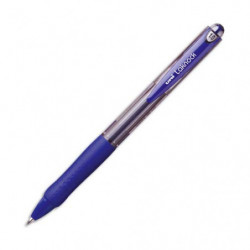 UNI-BALL Stylo à bille rechargeable pointe moyenne rétractable encre Bleue corps avec grip LAKNOCK