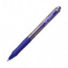 UNI-BALL Stylo à bille rechargeable pointe moyenne rétractable encre Bleue corps avec grip LAKNOCK