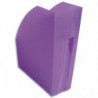 EXACOMPTA Porte-revues Iderama. Coloris Violet transparent. Dim. L29,2 x H32 x P11 cm