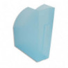 EXACOMPTA Porte-revues Iderama. Coloris Turquoise transparent. Dim. L29,2 x H32 x P11 cm