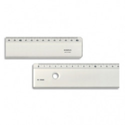 MINERVA Règle plate biseau anti-tâche en altuglas 50 cm