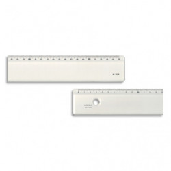 MINERVA Règle plate biseau anti-tâche en altuglas 75 cm