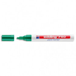 EDDING Marqueur peinture E750 laque Vert, pointe moyenne ogive, 840004
