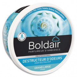 BOLDAIR Pot 300g Gel destructeur d'odeurs parfum grand large