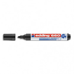EDDING Marqueur effaçable à sec pointe ogive Noir E-660