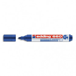 EDDING Marqueur effaçable à sec pointe ogive Bleu E-660