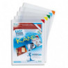 TARIFOLD Sachet de 5 pochettes coins KANG assortis, repositionnables sur tous support lisses.