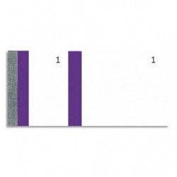 EXACOMPTA Bloc vendeur 100 feuillets 60x135 mm Violet
