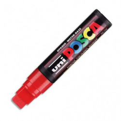 UNI POSCA Marqueur peinture encre Rouge à pigmentation et base eau pointe extra-large Rouge PC17K R