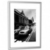 PAPERFLOW Cadre photo contour aluminium coloris Argent, plaque en plexiglas. Format 21 x 30 cm