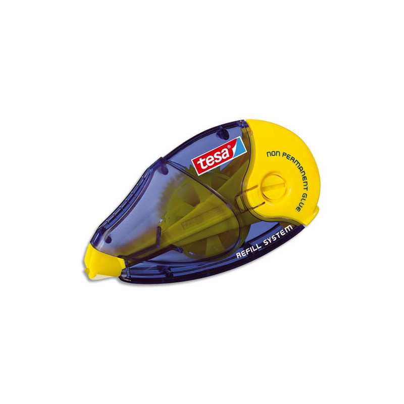 TESA Roller de colle repositionnable rechargeable recyclé Ecologo 14mx8,4mm