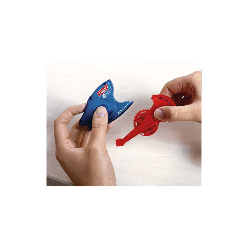 TESA Recharge pour roller de colle permanente Ecologo 14mx8,4mm