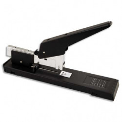 Agrafeuse grande puissance. Agrafes n°23. Capacité 100 feuilles. Coloris Noir.