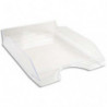Corbeille à courrier ECO en polystyrène, Cristal - Dimensions : L25,5 x H6,5 x P34,5 cm