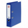 PLEIN CIEL Classeur à levier en polypropylène intérieur/extérieur. Dos 8 cm.Format A4. Coloris Bleu foncé