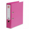 PLEIN CIEL Classeur à levier en polypropylène intérieur/extérieur. Dos 8 cm. Format A4. Coloris Rose.