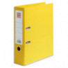 PLEIN CIEL Classeur à levier en polypropylène intérieur/extérieur. Dos 8 cm. Format A4. Coloris Jaune.