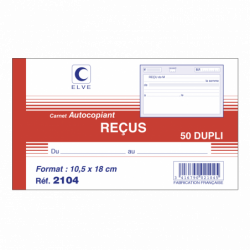 ELVE MANIFOLD REÇUS DUPLI 2104