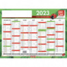 PLEIN CIEL Calendrier bancaire, 7 mois par face soit 14 mois - format : 40,5 x 55 cm