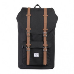 HERSCHEL Sac à dos Little America 23,5 litres. Poche pour ordinateur 15 pouces. Coloris Noir.