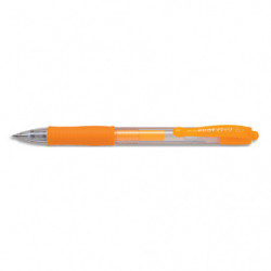 PILOT Stylo roller encre gel G-2. Pointe moyenne 07 RT. Couleur Abricot néon
