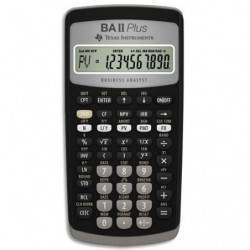 TEXAS INSTRUMENTS Calculatrice financière BA-II-Plus IIBAPL/TBL/4E2/B